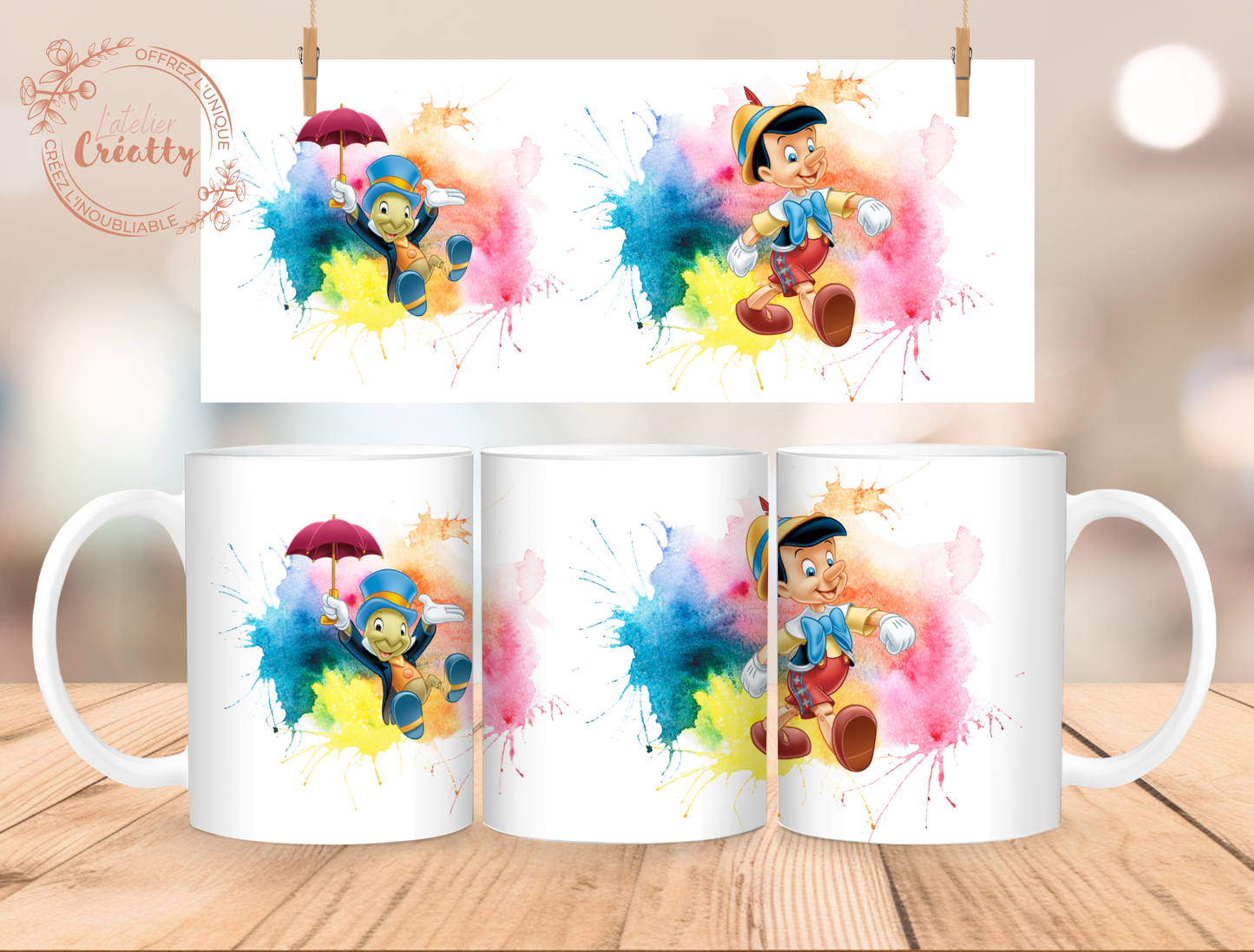 Mug Personnalisée – Qualité Premium AAA, Compatible Lave-Vaisselle