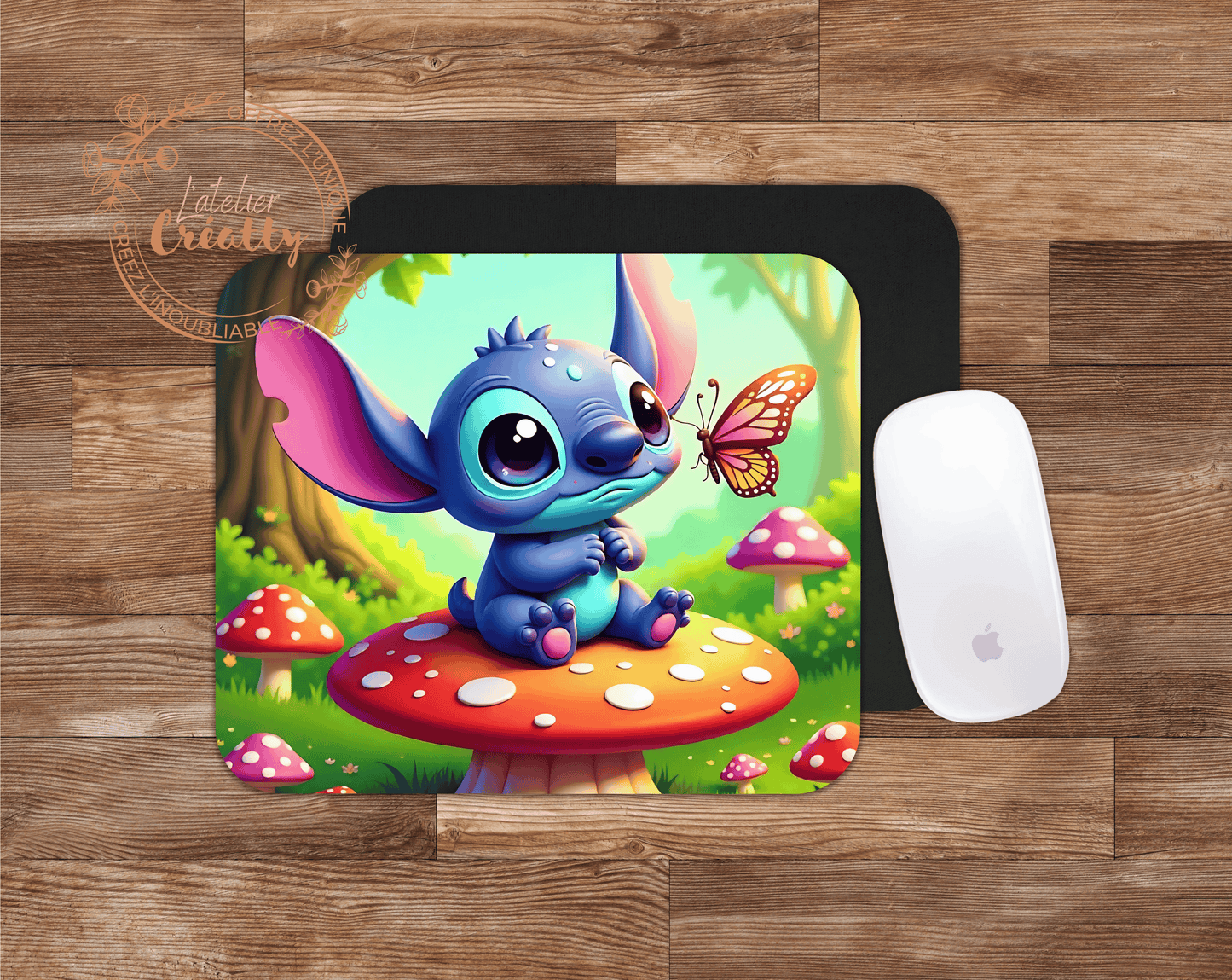 Tapis de souris Stitch – Ajoutez une touche de magie à votre bureau
