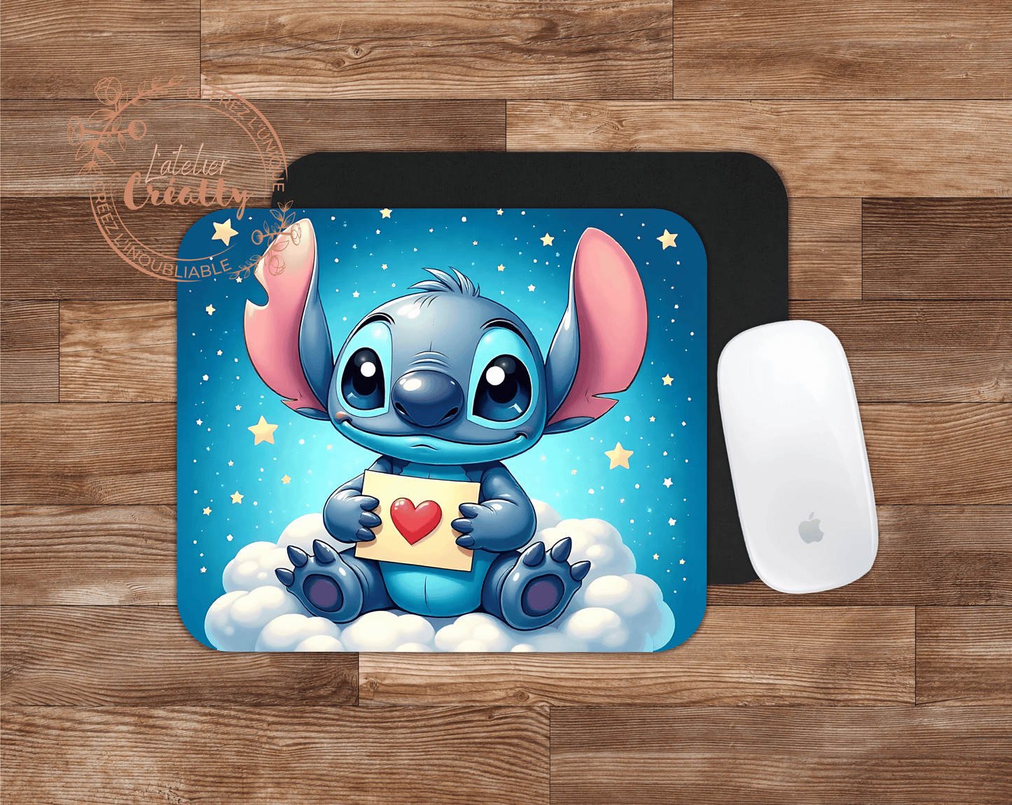 Tapis de souris Stitch – Ajoutez une touche de magie à votre bureau