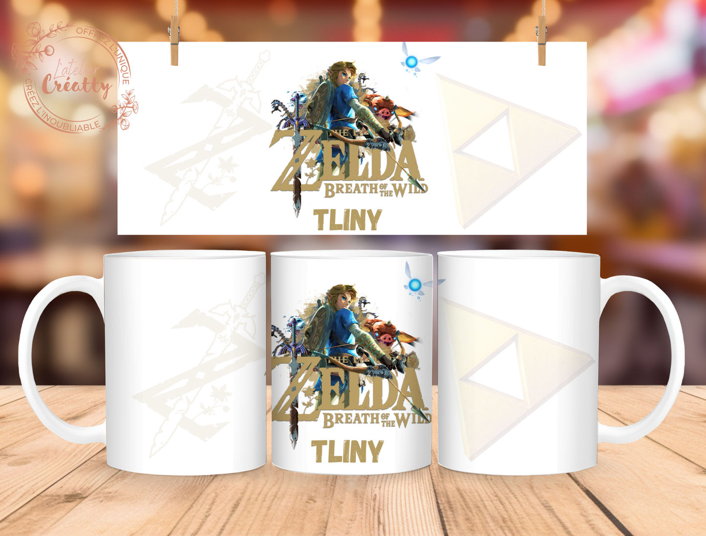 Mug Personnalisée – Qualité Premium AAA, Compatible Lave-Vaisselle "ZELDA"
