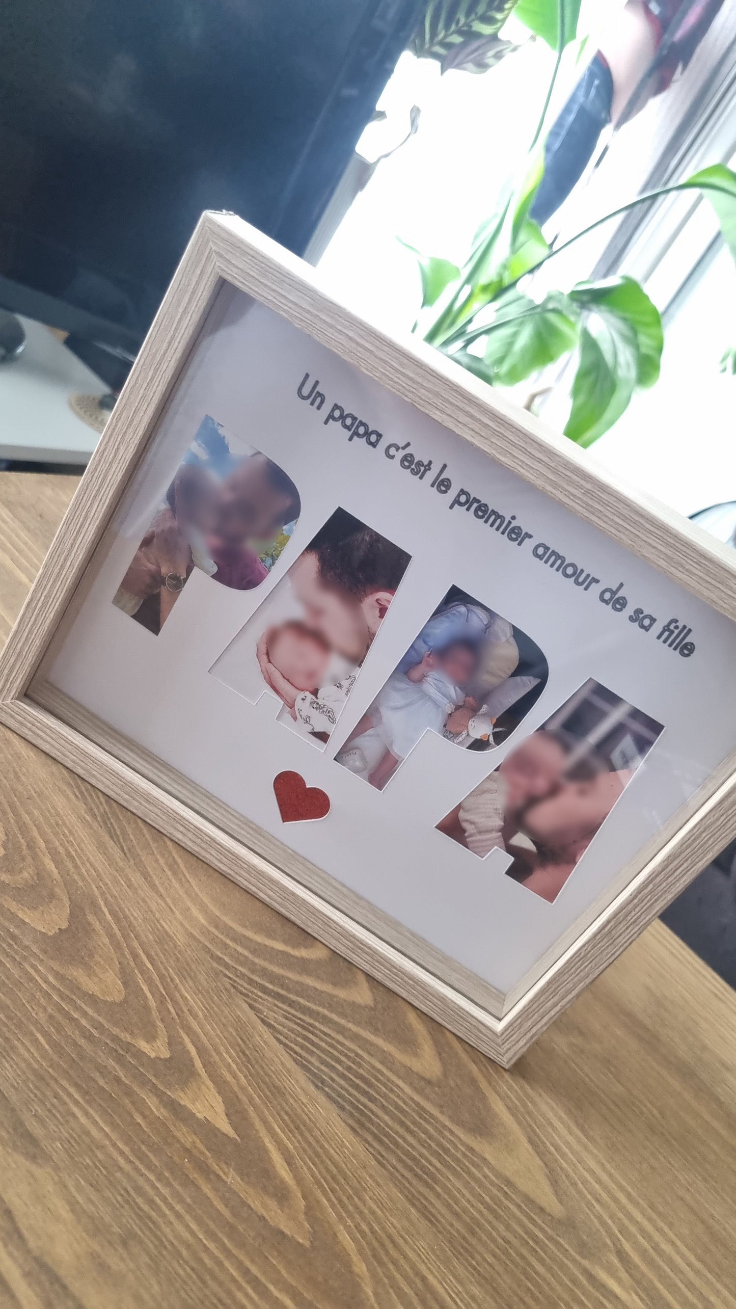 Cadre personnalisé – Fête des Pères 🎁✨