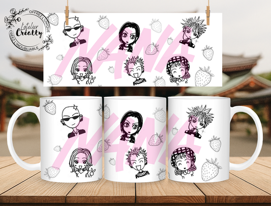 Tasse Nana – Chibis Fraise