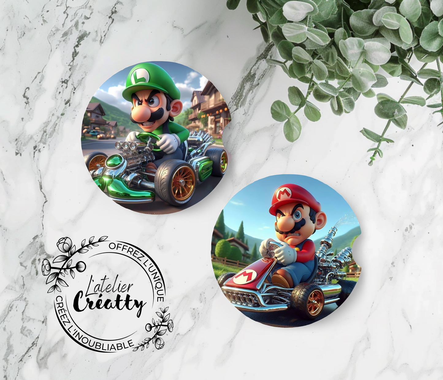 🍄 Dessous de Verre Mario - Pour une Touche Geek et Fun ! 🎮