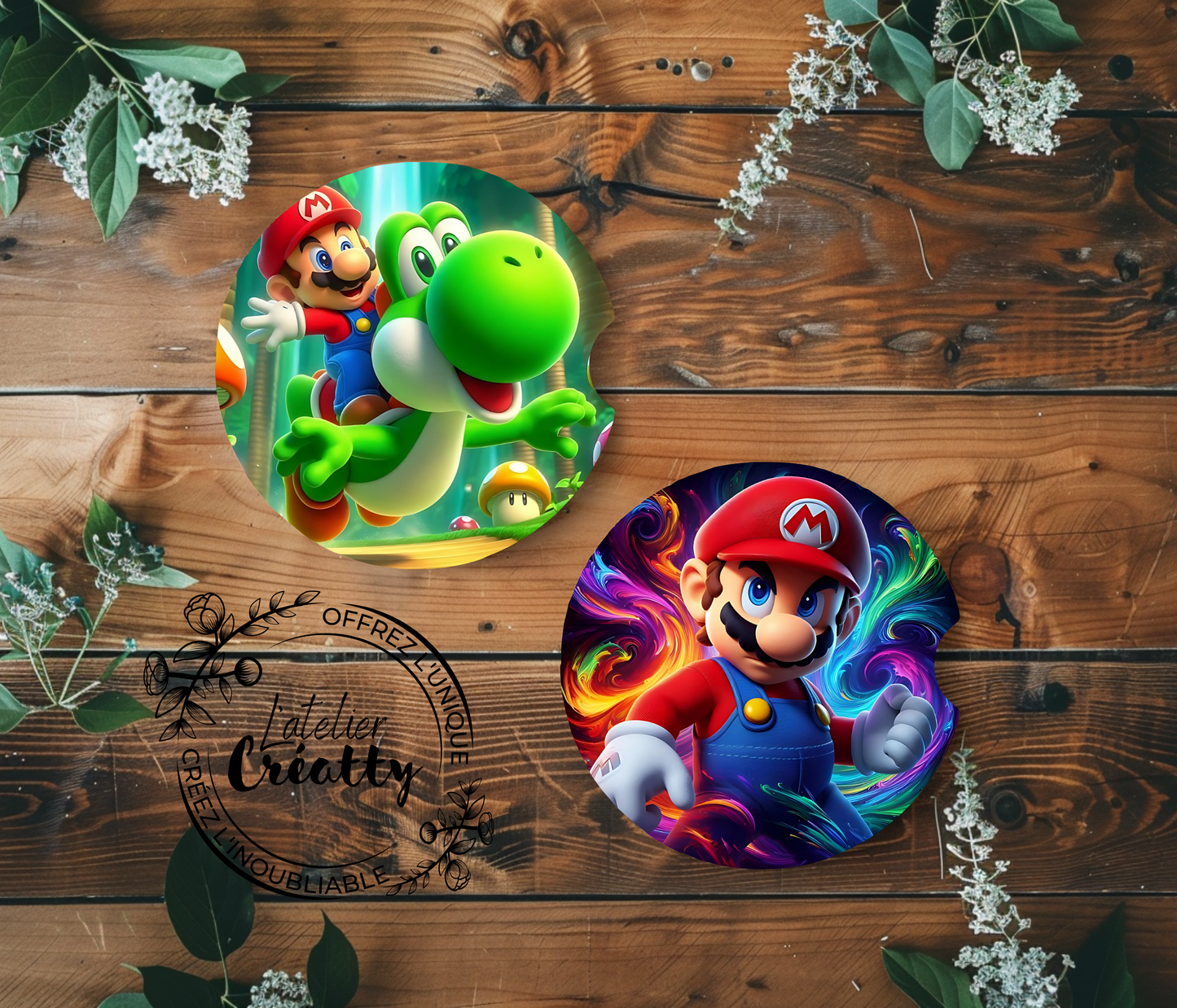 🍄 Dessous de Verre Mario - Pour une Touche Geek et Fun ! 🎮