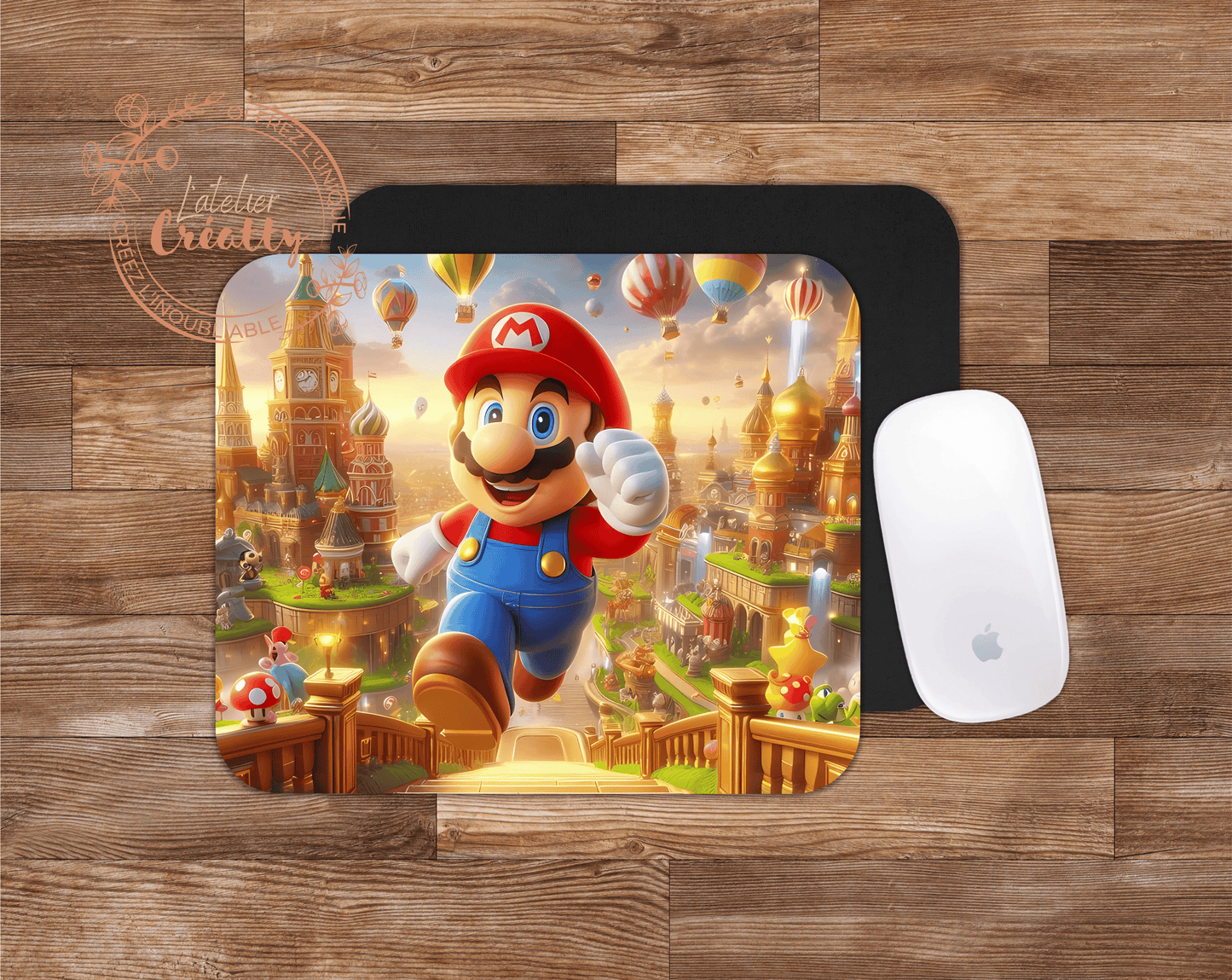🖱️ Tapis de souris Mario – Plongez dans l'univers du célèbre plombier !
