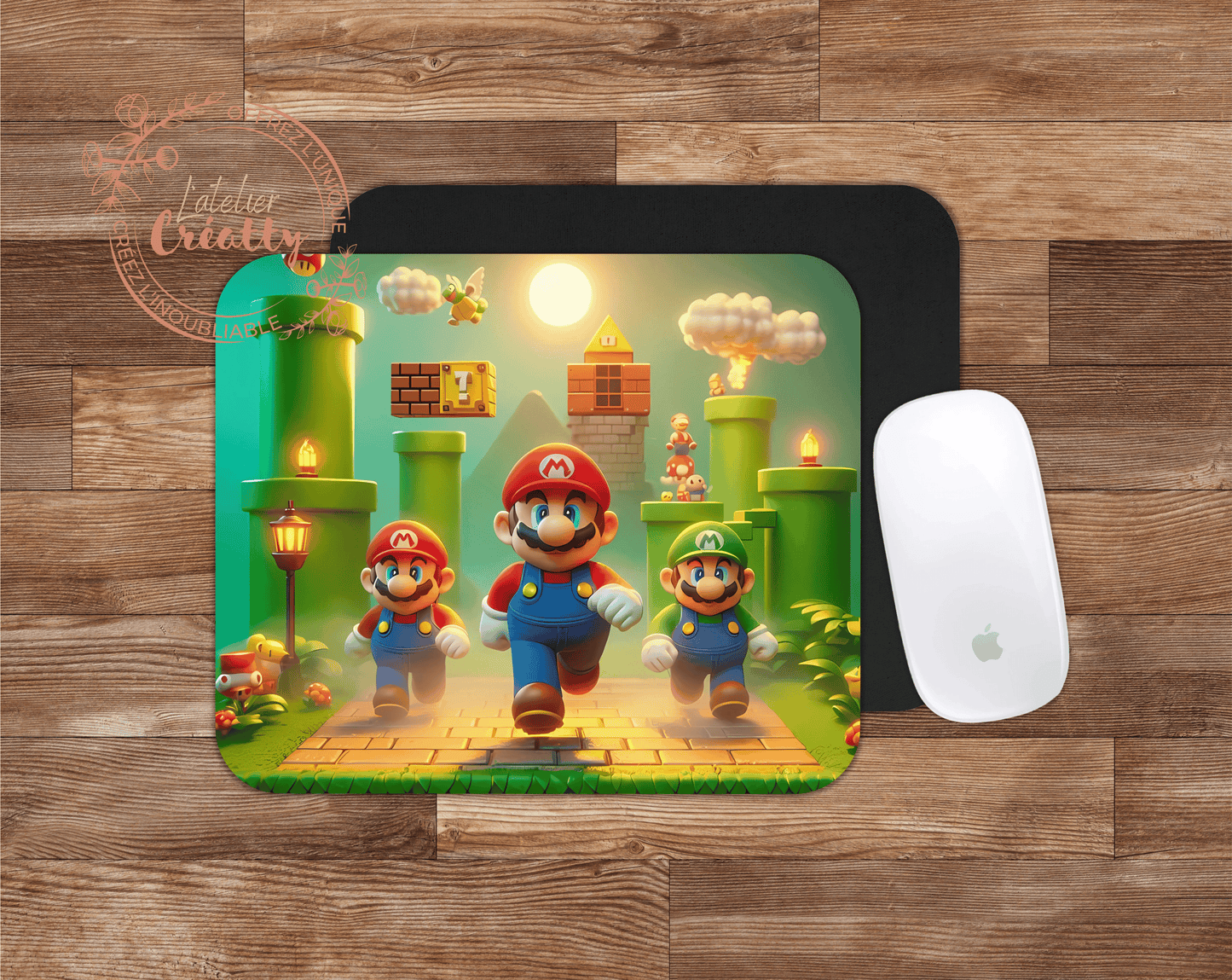 🖱️ Tapis de souris Mario – Plongez dans l'univers du célèbre plombier !