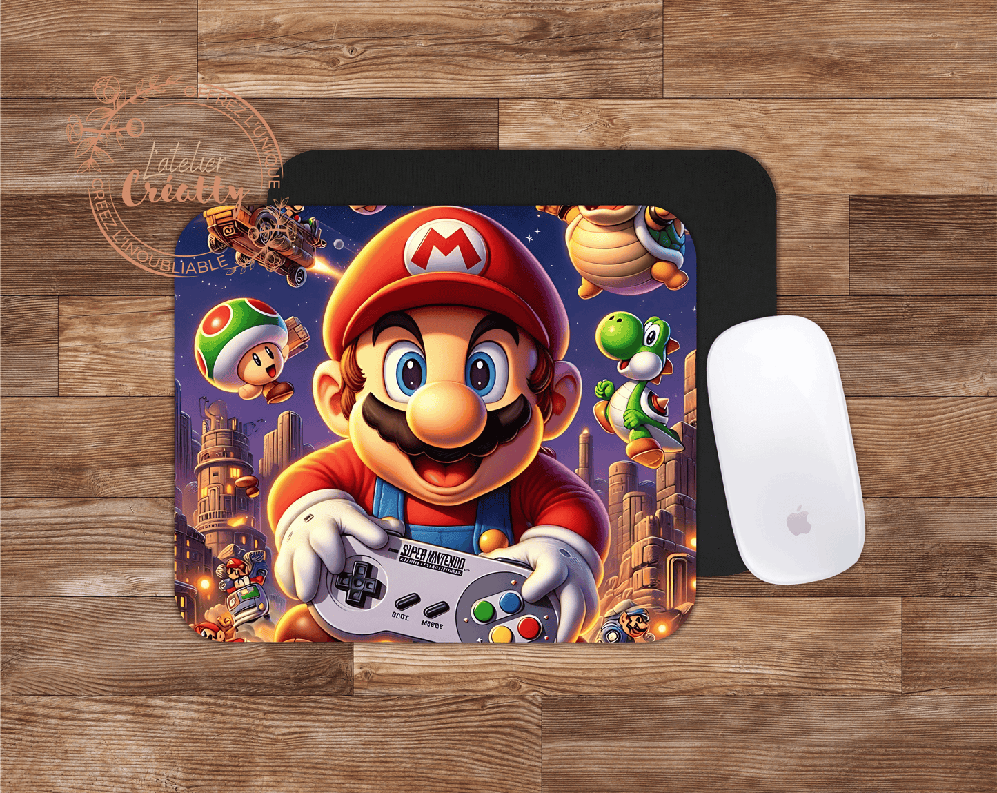 🖱️ Tapis de souris Mario – Plongez dans l'univers du célèbre plombier !