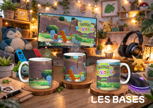 🎮 Mug Gamer Cosy – Univers Gaming "POKOPIA" / BASES