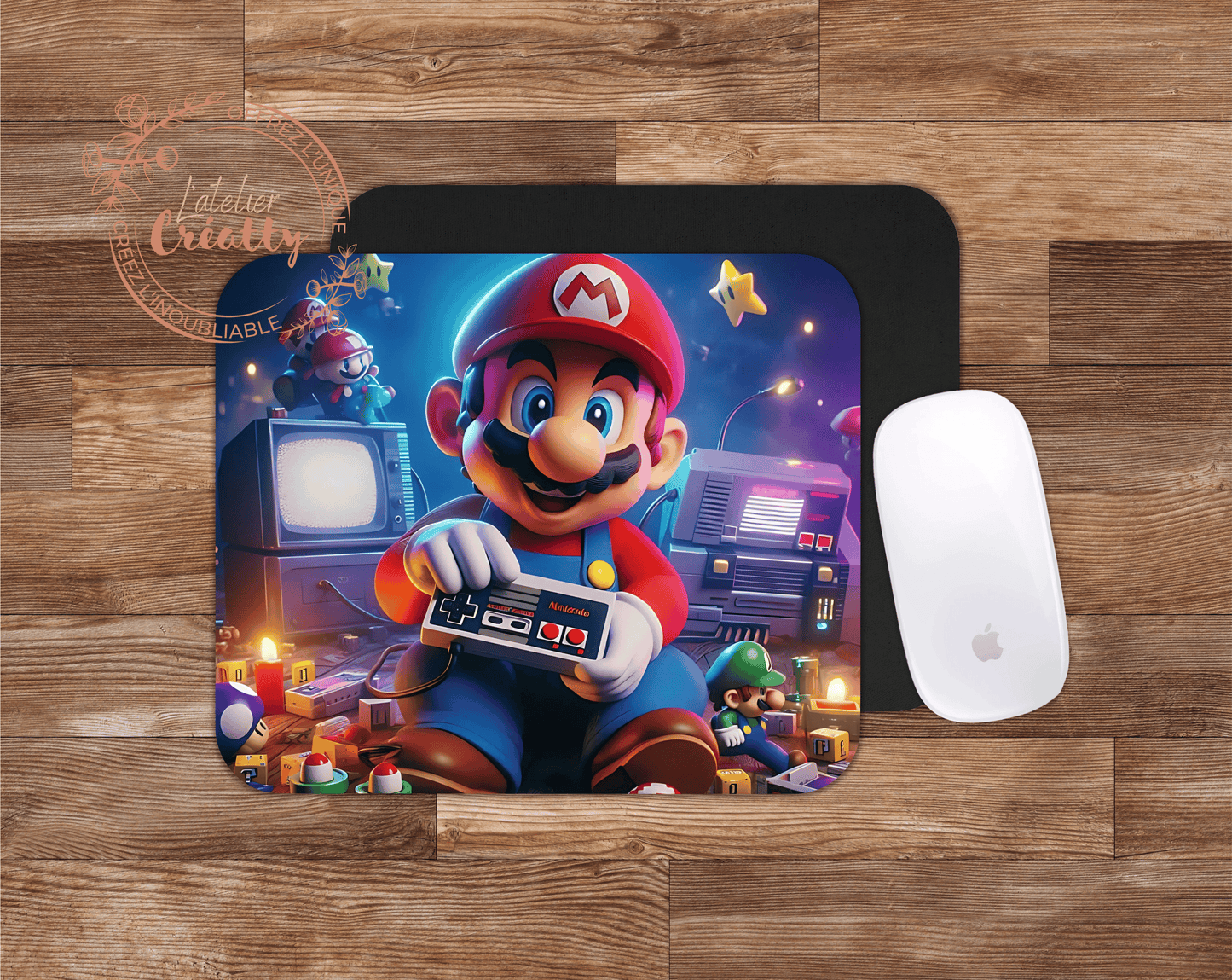 🖱️ Tapis de souris Mario – Plongez dans l'univers du célèbre plombier !