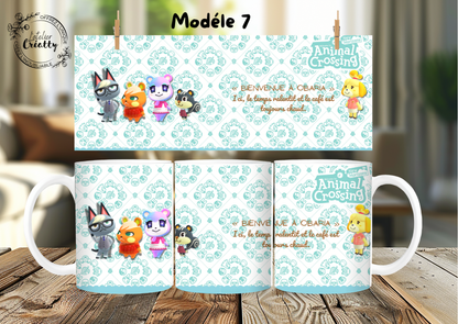☕ Tasse personnalisée – Univers île cosy (inspirée d’un jeu culte)
