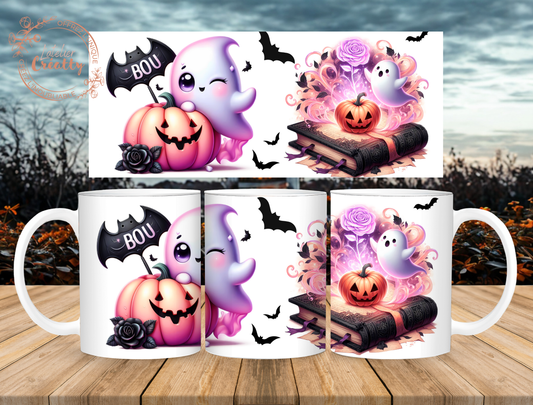 Tasse “Fantôme Gourmand” – Chocolat chaud d’automne
