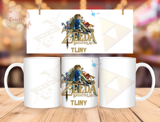 Mug Personnalisée – Qualité Premium AAA, Compatible Lave-Vaisselle "ZELDA"