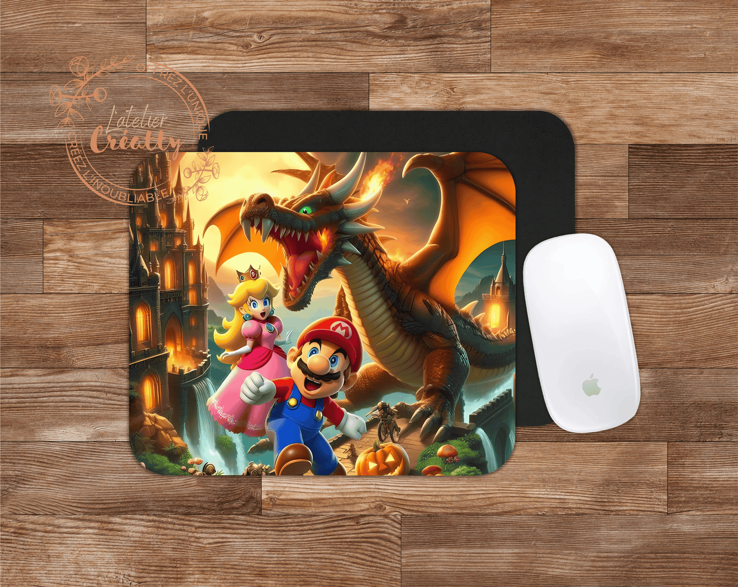 🖱️ Tapis de souris Mario – Plongez dans l'univers du célèbre plombier !