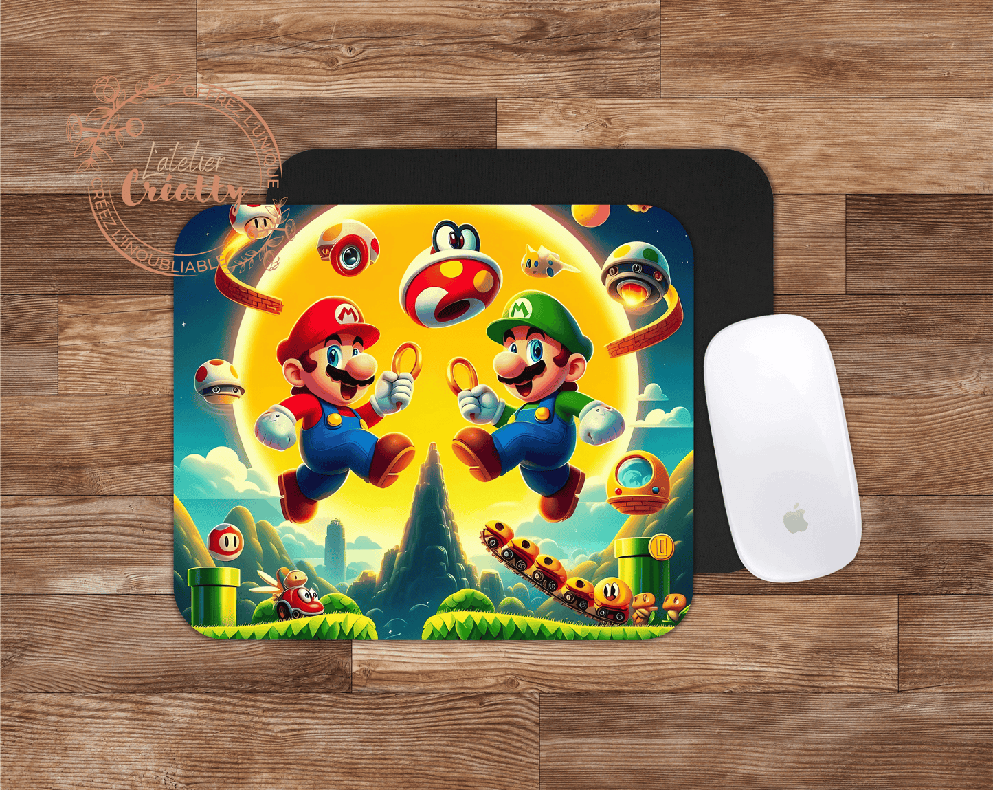 🖱️ Tapis de souris Mario – Plongez dans l'univers du célèbre plombier !