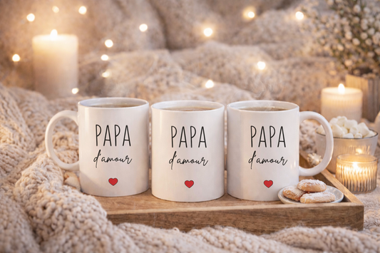 ☕ Mug « Papa d’amour »