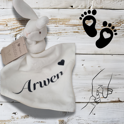Personnalisation d'un Doudou "Doudou et Compagnie"