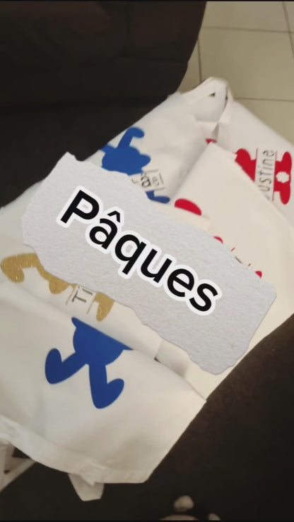 🐣 Sac Personnalisé - Spécial Chasse aux Œufs de Pâques 🎨